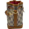 ルイ・ヴィトン LOUIS VUITTON ナノノエ N40511 ホワイト ダミエ レディース ショルダーバッグ