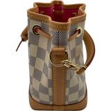 ルイ・ヴィトン LOUIS VUITTON ナノノエ N40511 ホワイト ダミエ レディース ショルダーバッグ