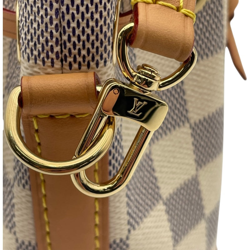 ルイ・ヴィトン LOUIS VUITTON ナノノエ N40511 ホワイト ダミエ レディース ショルダーバッグ