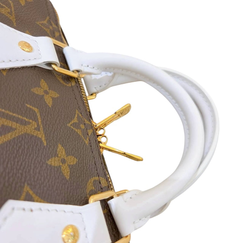 ルイ・ヴィトン LOUIS VUITTON スピーディー・バンドリエール25 M20754 モノグラム/ホワイト モノグラムキャンバス レディース ボストンバッグ