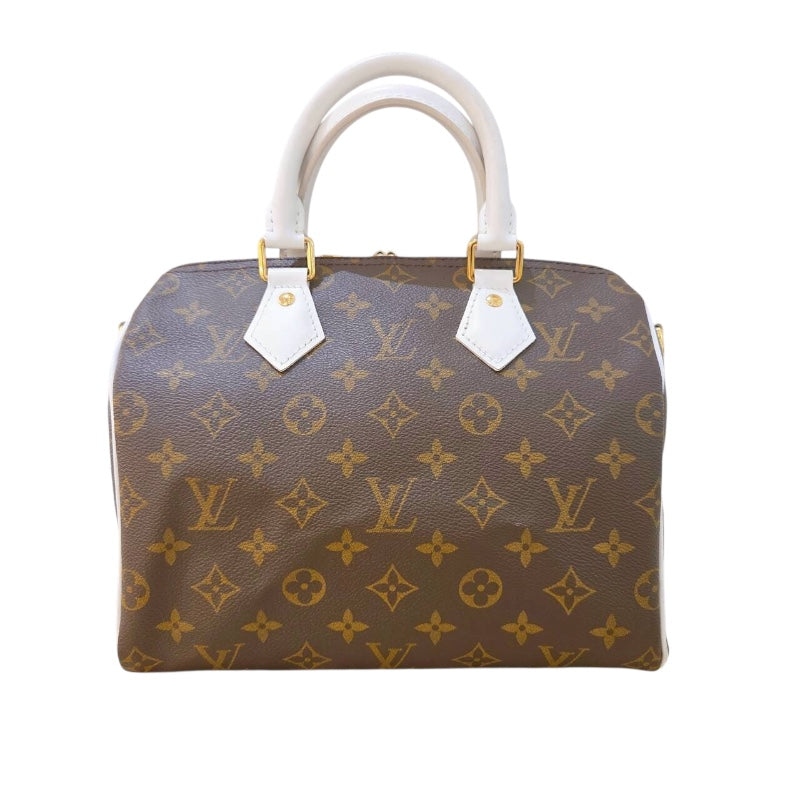 ルイ・ヴィトン LOUIS VUITTON スピーディー・バンドリエール25 M20754 モノグラム/ホワイト モノグラムキャンバス レディース ボストンバッグ