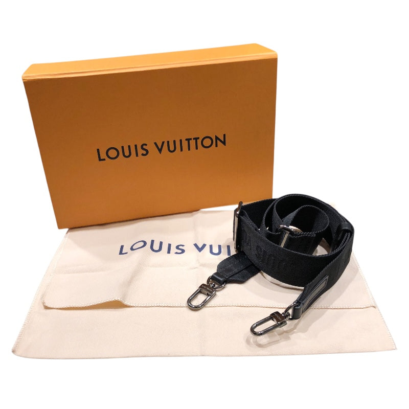 ルイ・ヴィトン LOUIS VUITTON ダブル フォンポーチ M81321 ブラック/グレー モノグラム・エクリプス リバース キャンバス メンズ ショルダーバッグ