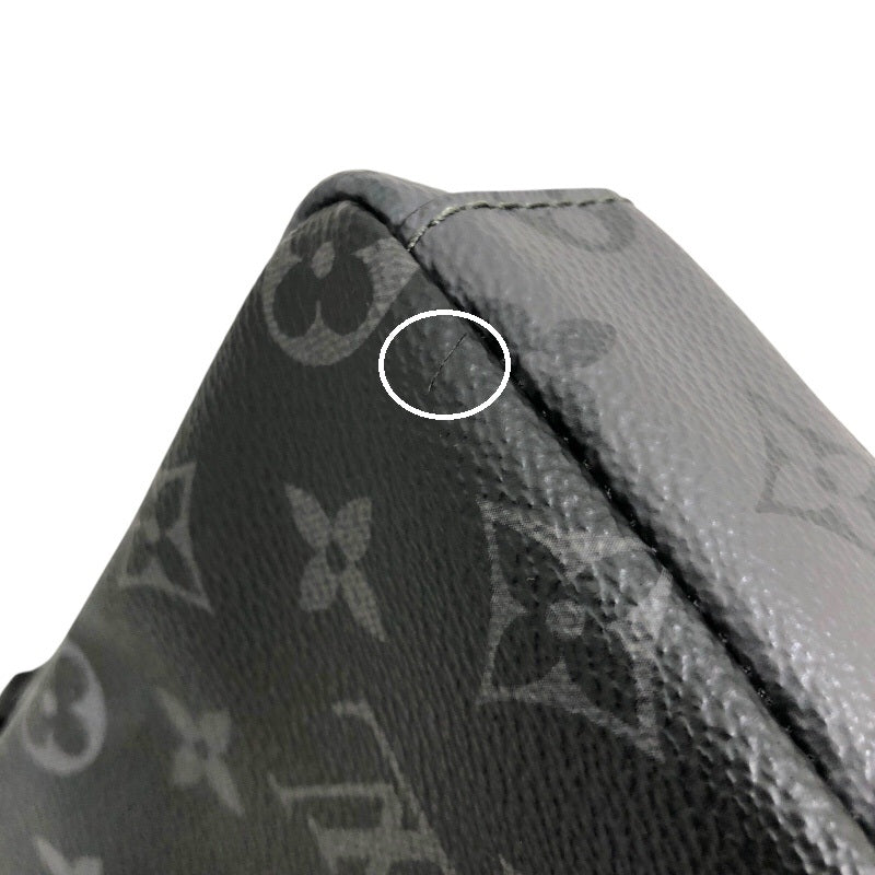 ルイ・ヴィトン LOUIS VUITTON ダブル フォンポーチ M81321 ブラック/グレー モノグラム・エクリプス リバース キャンバス メンズ ショルダーバッグ