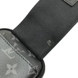 ルイ・ヴィトン LOUIS VUITTON ダブル フォンポーチ M81321 ブラック/グレー モノグラム・エクリプス リバース キャンバス メンズ ショルダーバッグ