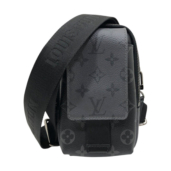 ルイ・ヴィトン LOUIS VUITTON ダブル フォンポーチ M81321 ブラック/グレー モノグラム・エクリプス リバース キャンバス メンズ ショルダーバッグ