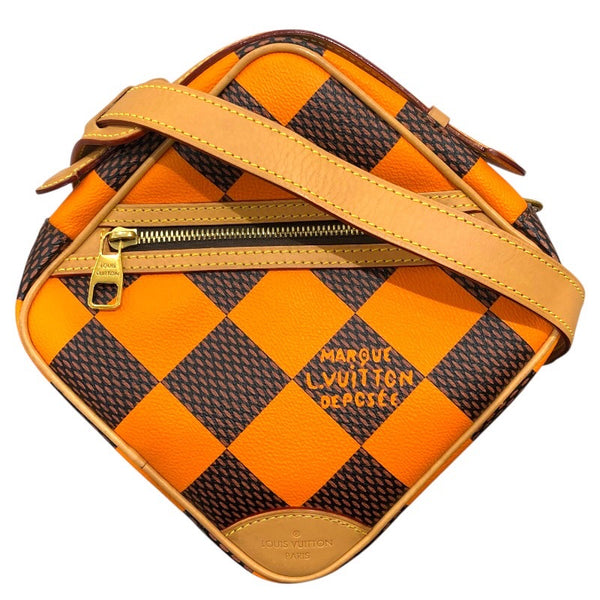 ルイ・ヴィトン LOUIS VUITTON チェス・メッセンジャー N40548 ボルケーノオレンジ ポップキャンバス レディース メッセンジャーバッグ