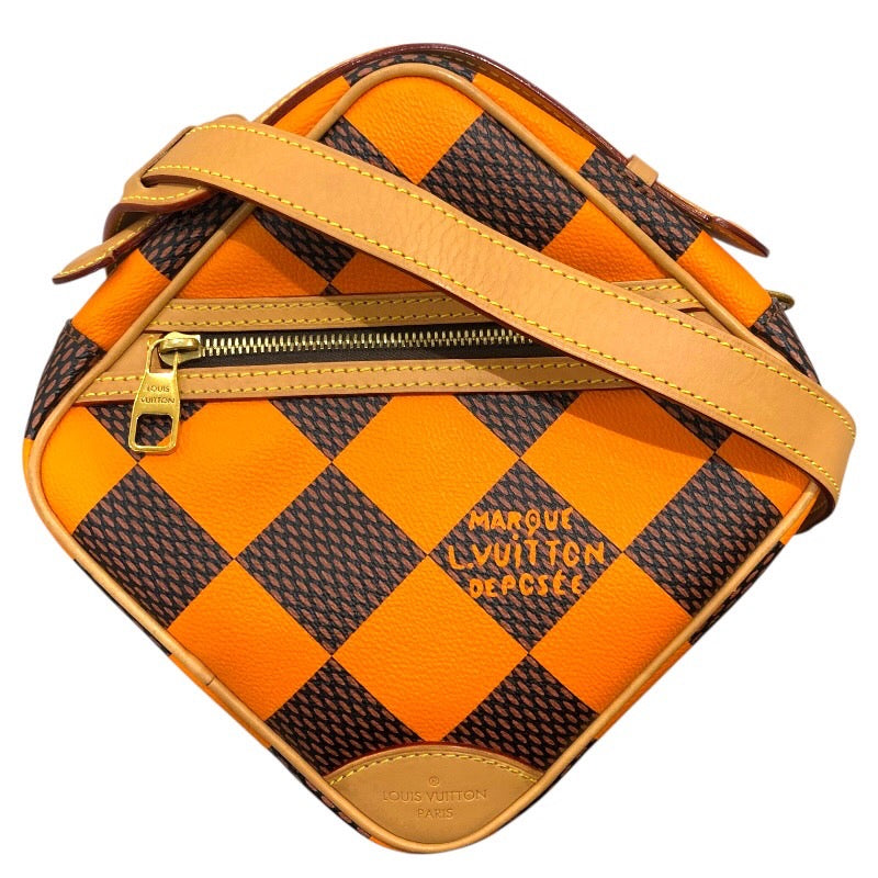 ルイ・ヴィトン LOUIS VUITTON チェス・メッセンジャー N40548 ボルケーノオレンジ ポップキャンバス レディース メッセンジャーバッグ
