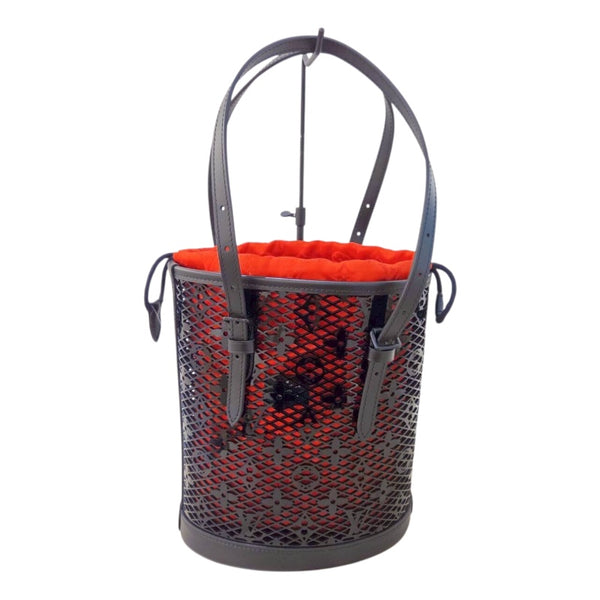 ルイ・ヴィトン LOUIS VUITTON レースバケットPM M20352 ブラック モノグラムレースレザー レディース トートバッグ