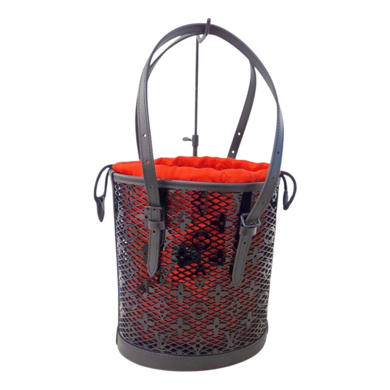 ルイ・ヴィトン LOUIS VUITTON レースバケットPM M20352 ブラック モノグラムレースレザー レディース トートバッグ