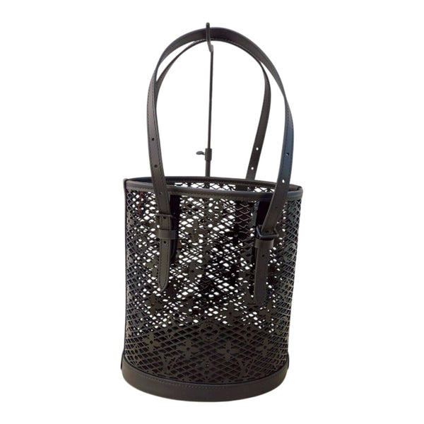 ルイ・ヴィトン LOUIS VUITTON レースバケットPM M20352 ブラック モノグラムレースレザー レディース トートバッグ