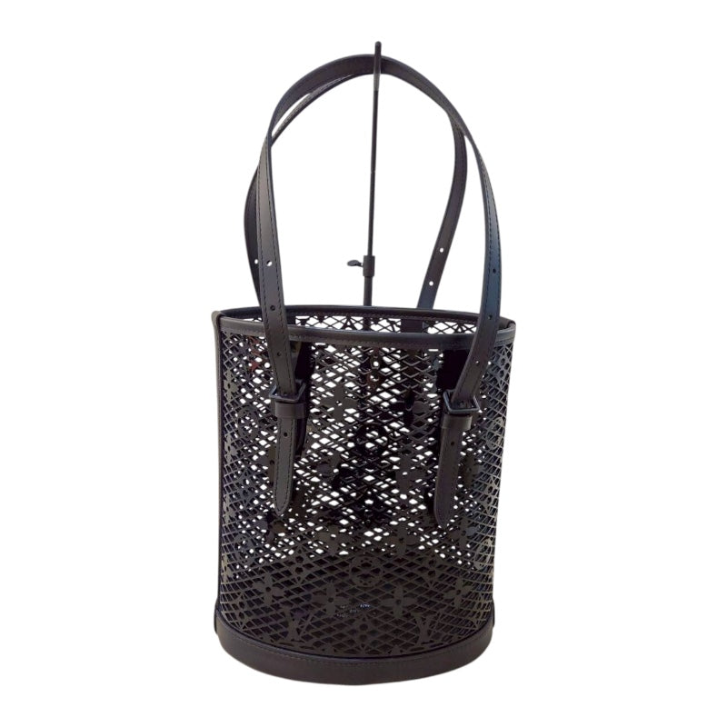 ルイ・ヴィトン LOUIS VUITTON レースバケットPM M20352 ブラック モノグラムレースレザー レディース トートバッグ