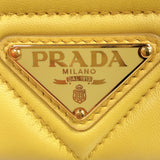 プラダ PRADA スペクトラムスモール １BD233 イエロー レザー レディース ショルダーバッグ