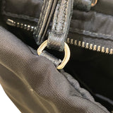 プラダ PRADA ハンドバッグ 1BA252 ブラック シルバー金具 ナイロン レディース ハンドバッグ