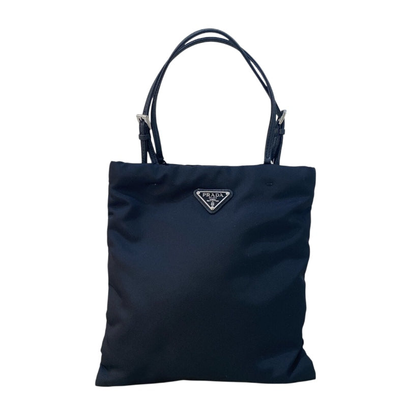 プラダ PRADA ハンドバッグ 1BA252 ブラック シルバー金具 ナイロン