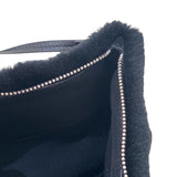 プラダ PRADA トートバッグ 1BG427 ブラック ファー レディース トートバッグ