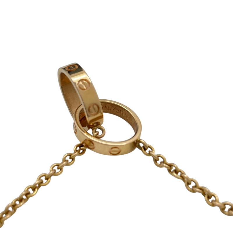 カルティエ Cartier ベビーラブネックレス ピンクゴールド Au750 ジュエリー