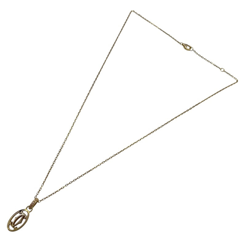 カルティエ Cartier ロゴドゥーブルCネックレス ピンクゴールド ジュエリー
