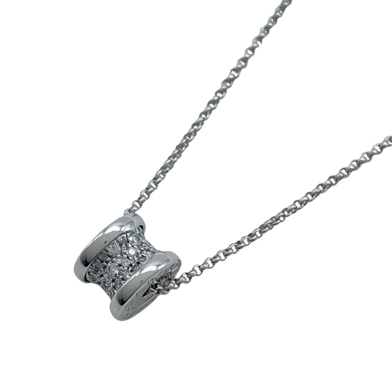 ブルガリ BVLGARI ビーゼロワンエレメントダイヤネックレス ホワイトゴールド Au750 ジュエリー
