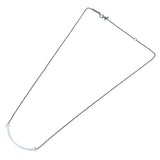 ティファニー TIFFANY＆CO Tスマイルネックレススモール ホワイトゴールド Au750 ジュエリー