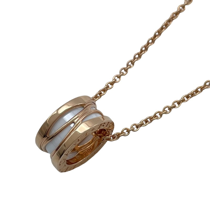 ブルガリ BVLGARI ビーゼロワンレジェンドネックレス ピンクゴールド Au750 ジュエリー