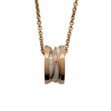 ブルガリ BVLGARI ビーゼロワンレジェンドネックレス ピンクゴールド Au750 ジュエリー