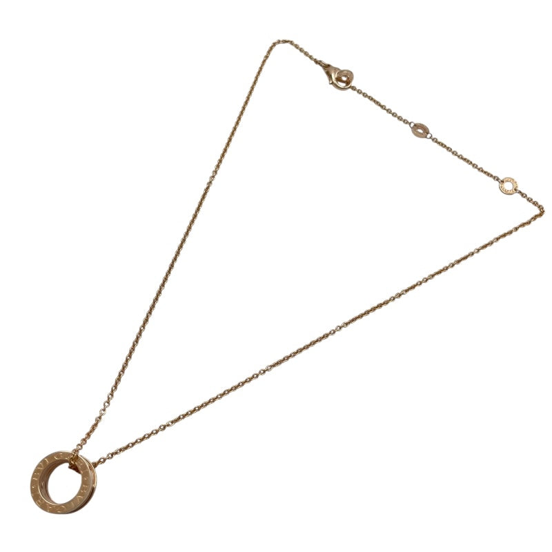 ブルガリ BVLGARI ビーゼロワンレジェンドネックレス ピンクゴールド Au750 ジュエリー