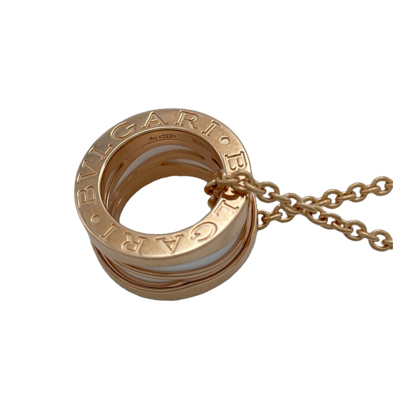 ブルガリ BVLGARI ビーゼロワンレジェンドネックレス ピンクゴールド Au750 ジュエリー