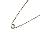 ティファニー TIFFANY＆CO バイザヤードネックレス ゴールド Au750 ダイヤモンド ジュエリー