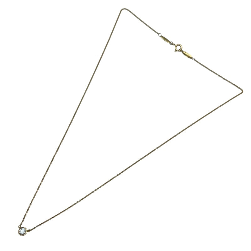 ティファニー TIFFANY＆CO バイザヤードネックレス ゴールド Au750 ダイヤモンド ジュエリー