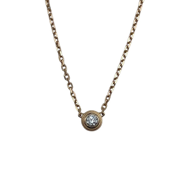 カルティエ Cartier ダムールネックレスS ピンクゴールド Au750 ジュエリー