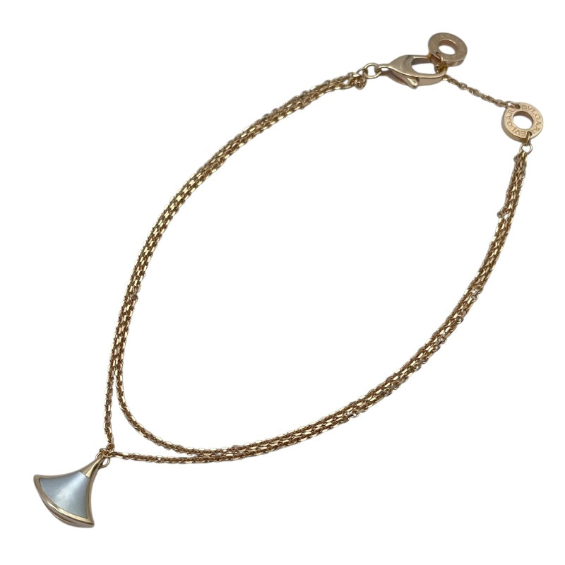 ブルガリ BVLGARI ディヴァブレスレットML ピンクゴールド Au750 ジュエリー