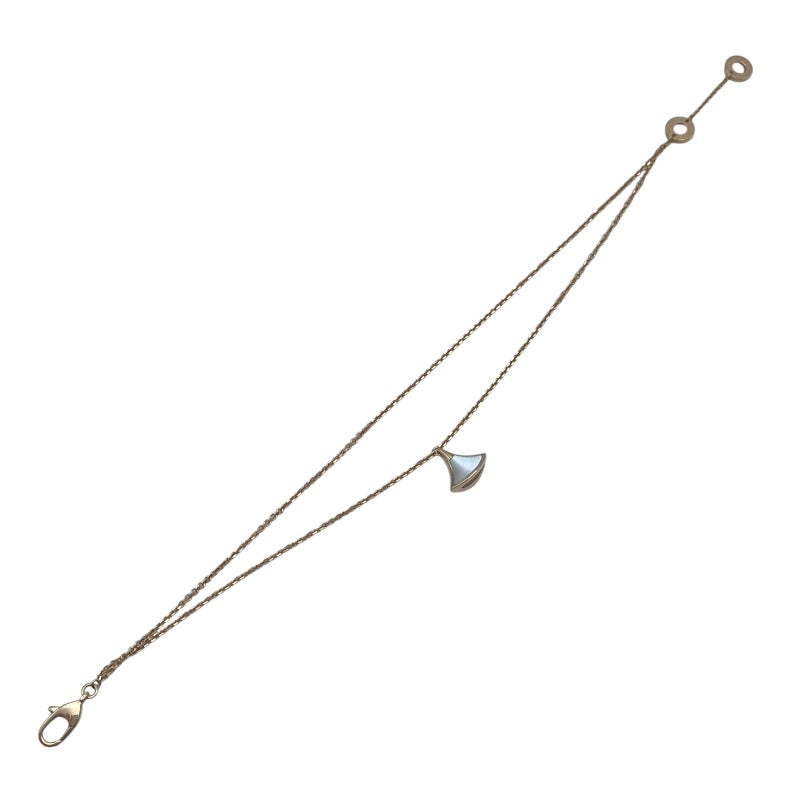 ブルガリ BVLGARI ディヴァブレスレットML ピンクゴールド Au750 ジュエリー