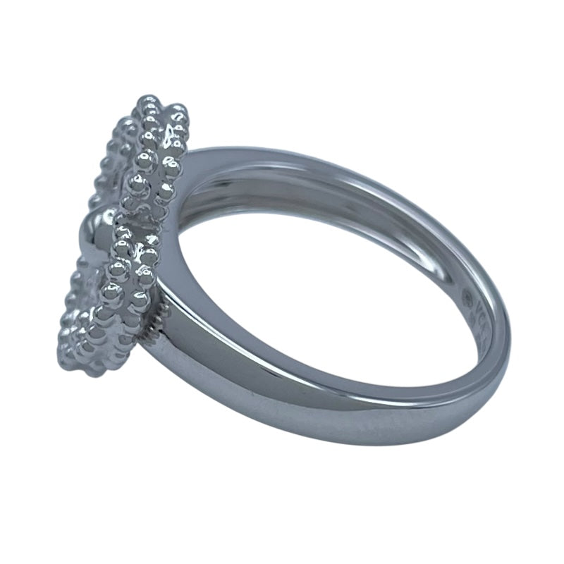 ヴァンクリーフ＆アーペル Van Cleef & Arpels ヴィンテージアルハンブラリング ホワイトゴールド Au750 ジュエリー