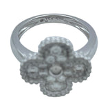 ヴァンクリーフ＆アーペル Van Cleef & Arpels ヴィンテージアルハンブラリング ホワイトゴールド Au750 ジュエリー