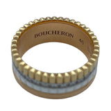 ブシュロン BOUCHERON キャトルホワイトダイヤリング ゴールドxピンクゴールドxホワイトゴールド Au750 ジュエリー