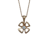 ブルガリ BVLGARI フィオレヴァーダイヤネックレス ピンクゴールド ジュエリー