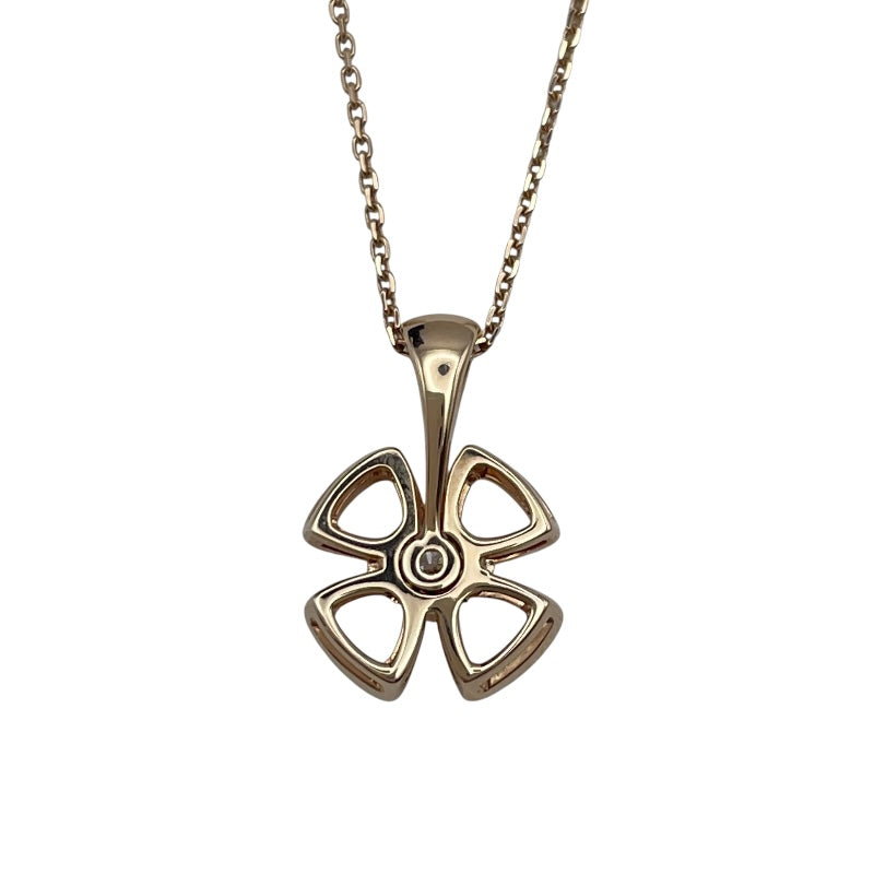 ブルガリ BVLGARI フィオレヴァーダイヤネックレス ピンクゴールド ジュエリー