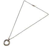 カルティエ Cartier トリニティダイヤネックレス ゴールドxピンクゴールドxホワイトゴールド 750 ジュエリー