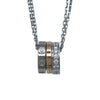 カルティエ Cartier ラブスリーフープネックレス ホワイトゴールドⅹピンクゴールド Au750 ダイヤモンド ジュエリー