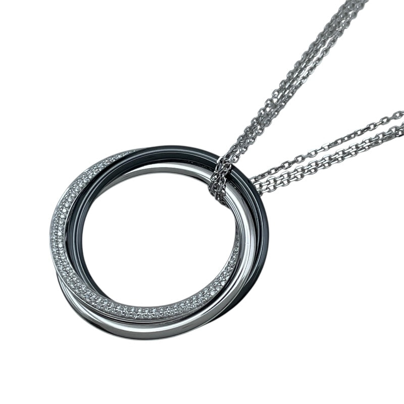 カルティエ Cartier トリニティネックレス ホワイトゴールド Au750 ジュエリー