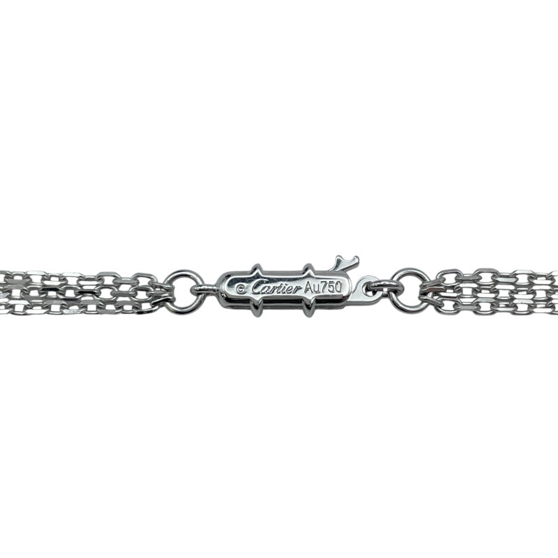 カルティエ Cartier トリニティネックレス ホワイトゴールド Au750