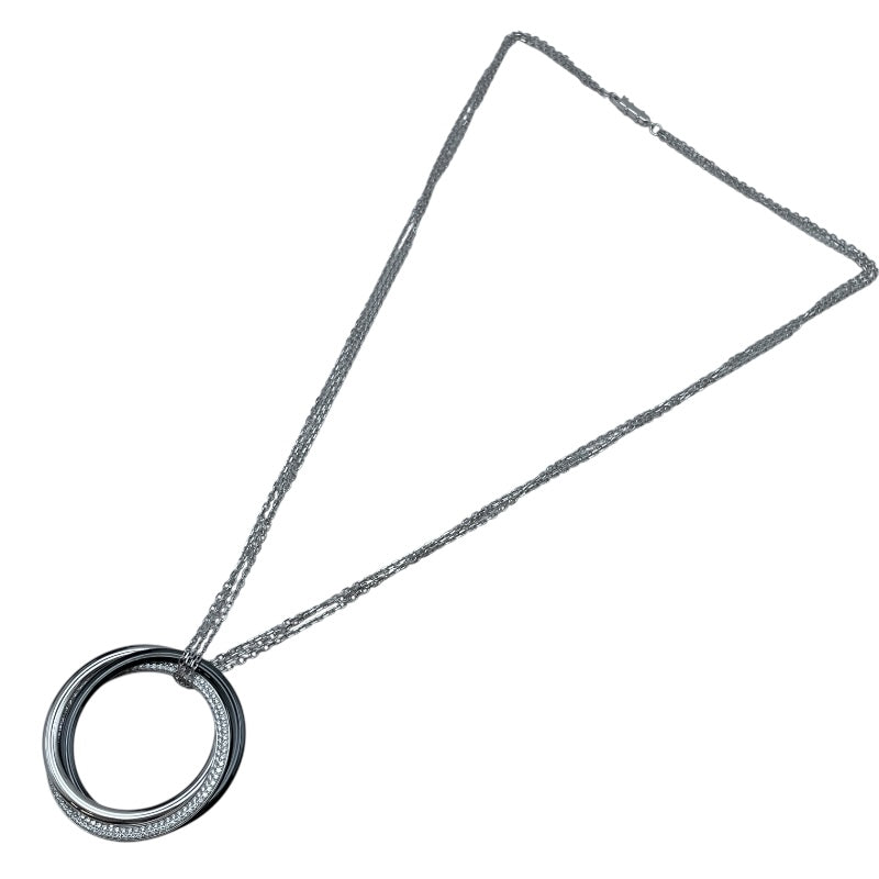 カルティエ Cartier トリニティネックレス ホワイトゴールド Au750 ジュエリー