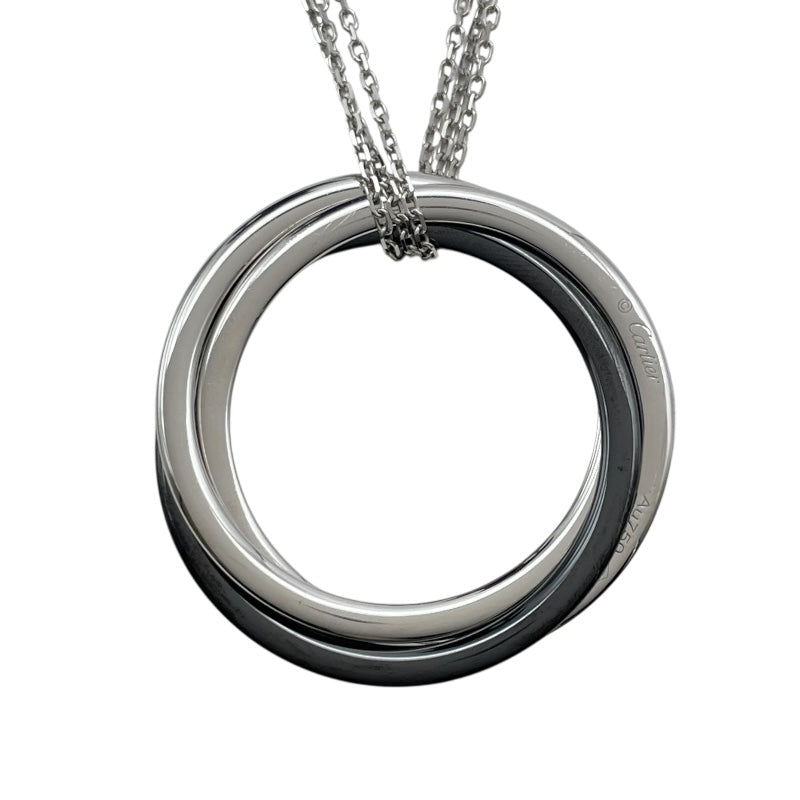 カルティエ Cartier トリニティネックレス ホワイトゴールド Au750 ジュエリー