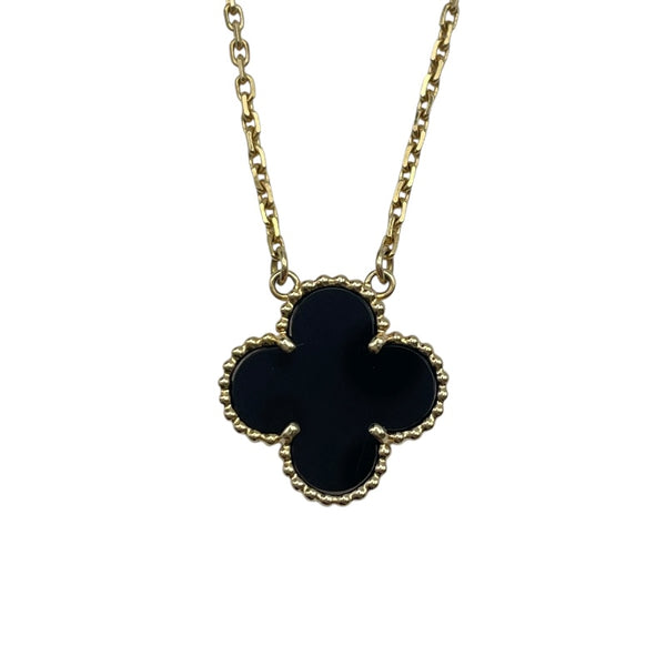 ヴァンクリーフ＆アーペル Van Cleef & Arpels ヴィンテージアルハンブラネックレス ゴールド Au750 ジュエリー