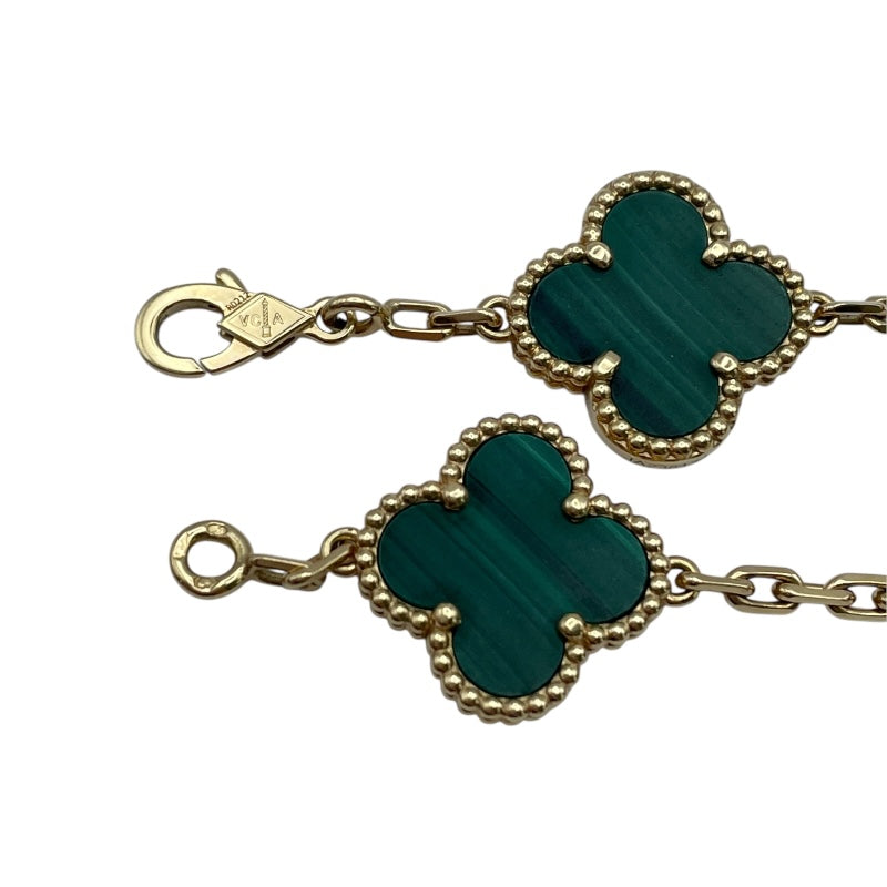 ヴァンクリーフ＆アーペル Van Cleef & Arpels ヴィンテージアルハンブラ5Pブレス ゴールド Au750 ジュエリー