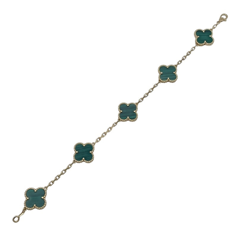 ヴァンクリーフ＆アーペル Van Cleef & Arpels ヴィンテージアルハンブラ5Pブレス ゴールド Au750 ジュエリー