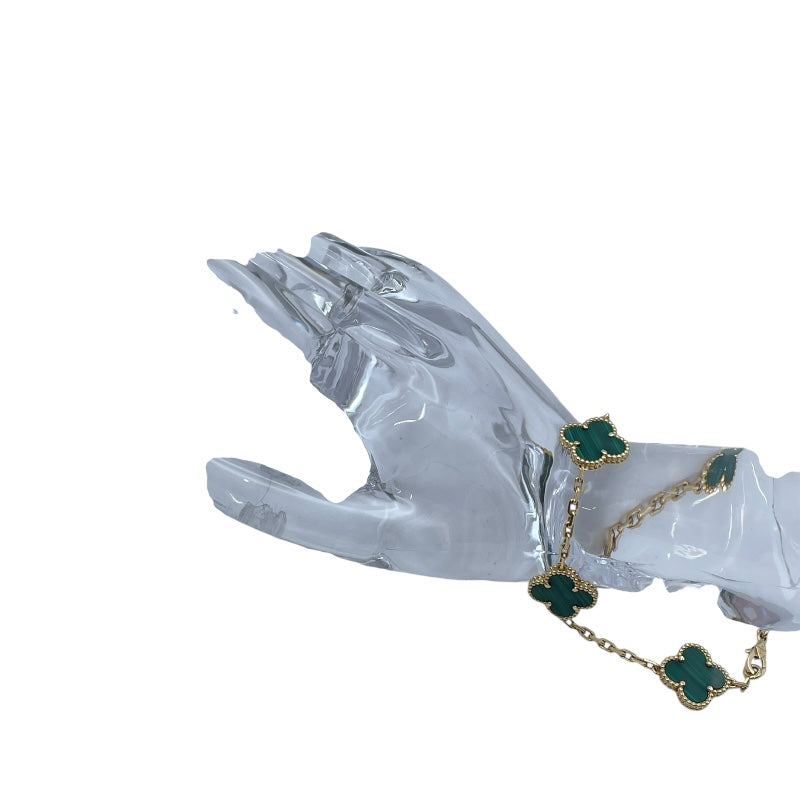 ヴァンクリーフ＆アーペル Van Cleef & Arpels ヴィンテージアルハンブラ5Pブレス ゴールド Au750 ジュエリー