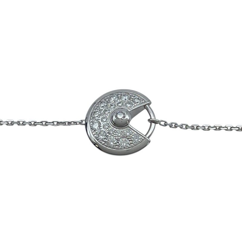 カルティエ Cartier アミュレットダイヤブレスレット ホワイトゴールド Au750 ジュエリー