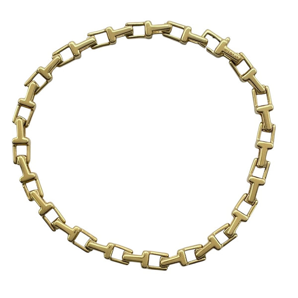 ティファニー TIFFANY＆CO Tナローチェーンブレス ゴールド Au750 ジュエリー