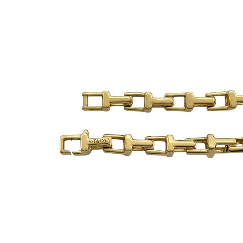 ティファニー TIFFANY＆CO Tナローチェーンブレス ゴールド Au750 ジュエリー